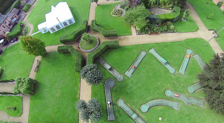 Aerial image of orangery suite wimborne 2