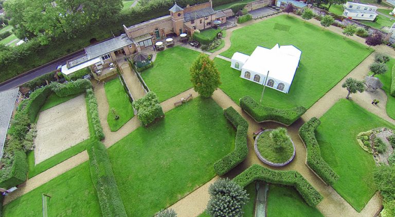 Aerial image of orangery suite wimborne 3