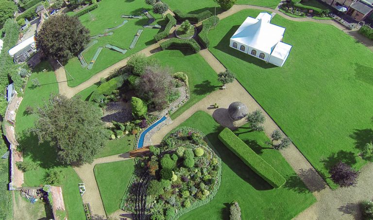 Aerial image of orangery suite wimborne 4