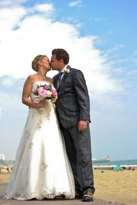Cumberland Hotel Wedding Photography - Bournemouth Beach Photography