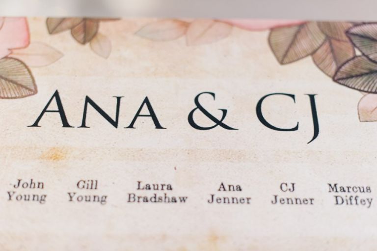 Cumberland Hotel Wedding Photographer place settings