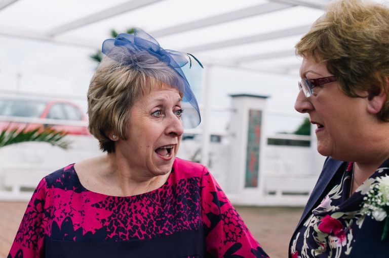 Cumberland Hotel Wedding Photographer relative smiling