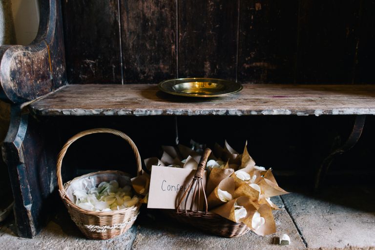 Bankes Arms Studland Dorset Wedding Photographer confetti