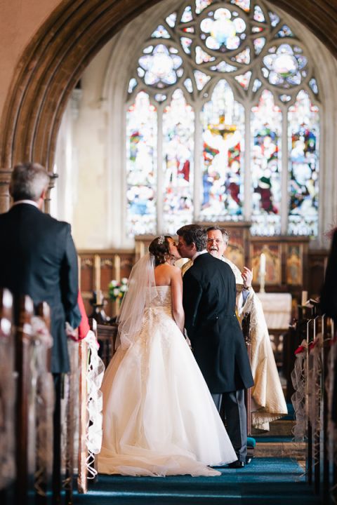 rhinefield house hotel hampshire wedding photographer first kiss