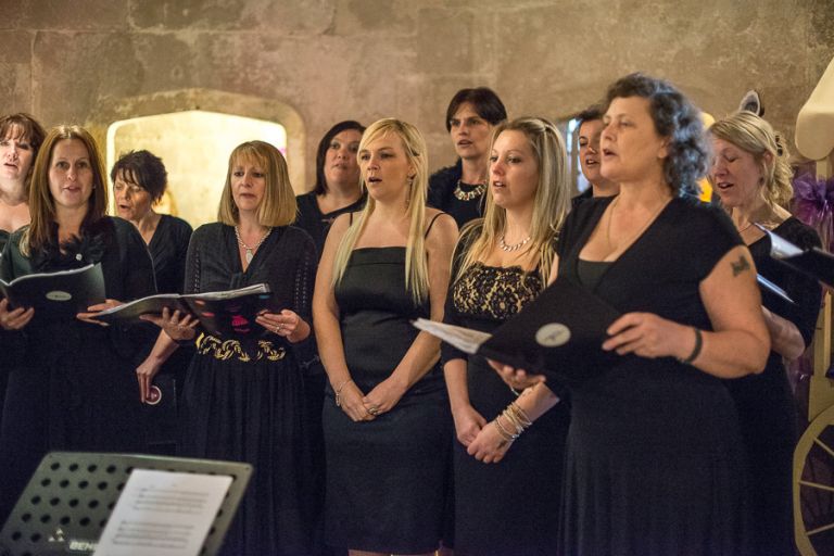 Portland Castle Dorset Wedding Fair Military Wives Singing