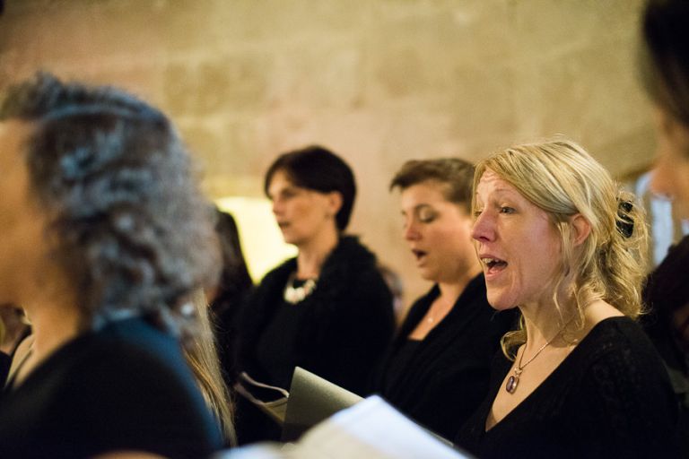 Portland Castle Dorset Wedding Fair Military Wives Singing