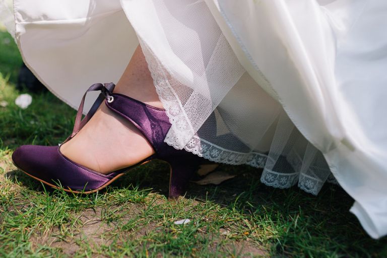 Green House Hotel Bournemouth Wedding Photographer brides shoes