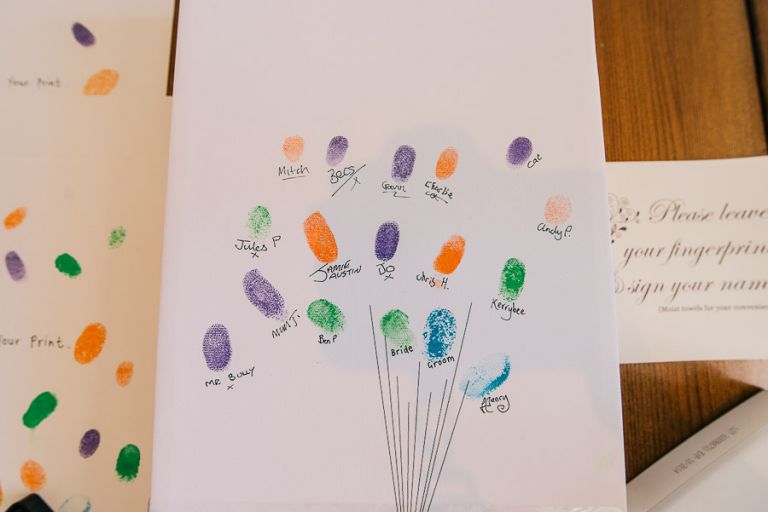 Green House Hotel Bournemouth Wedding Photographer guest finger tree