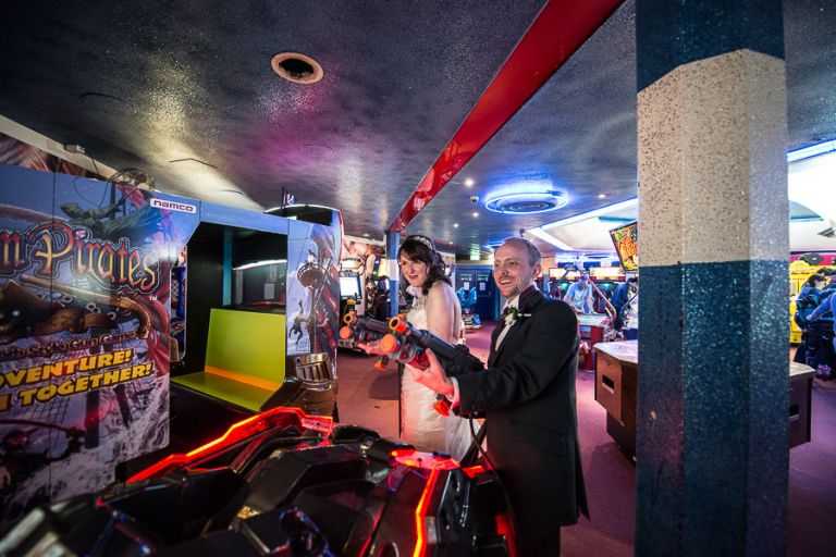 Green House Hotel Bournemouth Wedding Photographer bride and groom shooting