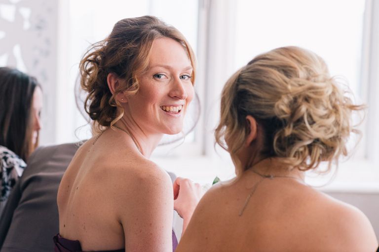 Green House Hotel Bournemouth Wedding Photographer bridesmaid