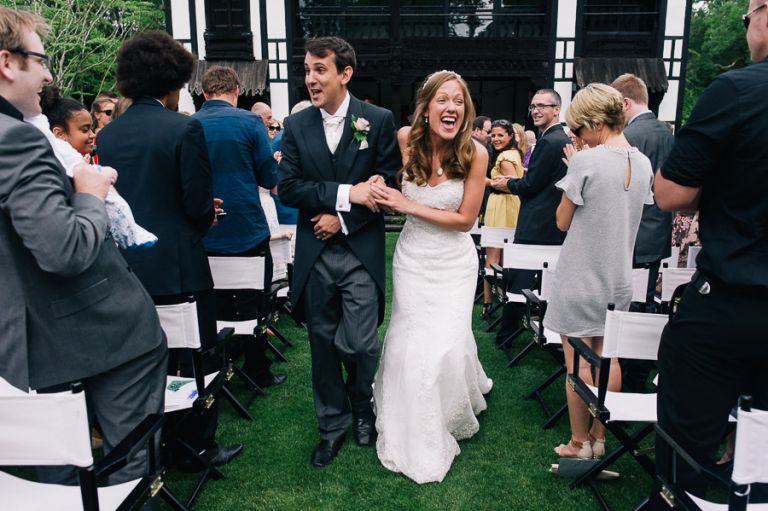 Carly and Justin just married at the Larmer Tree Gardens