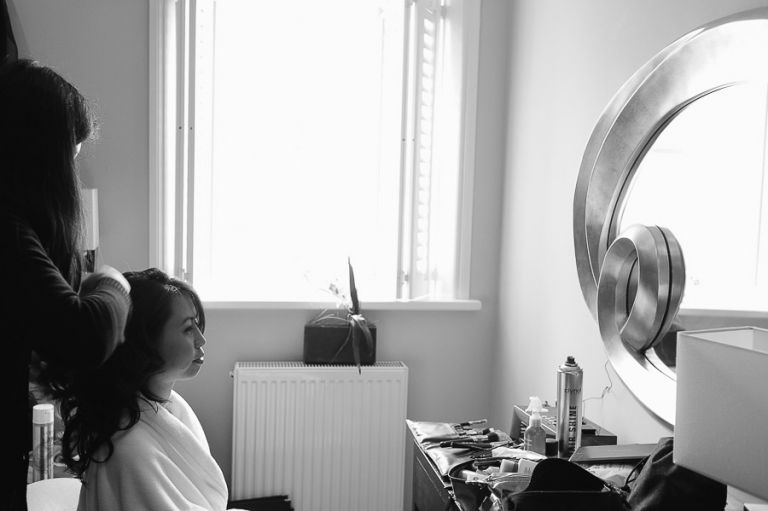 Langtry Manor Lodge Bridal preparations