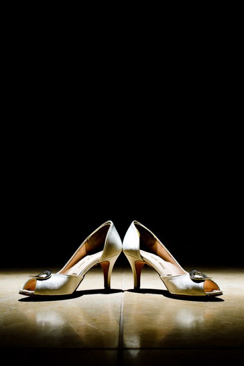 Langtry Manor Lodge Bridal preparations shoes