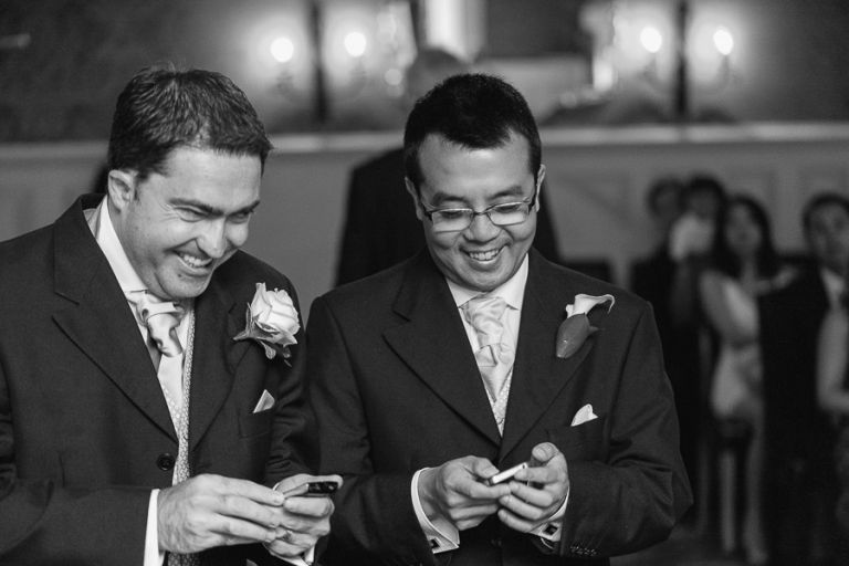 Langtry Manor Hotel Bournemouth Groom turning mobile phone off
