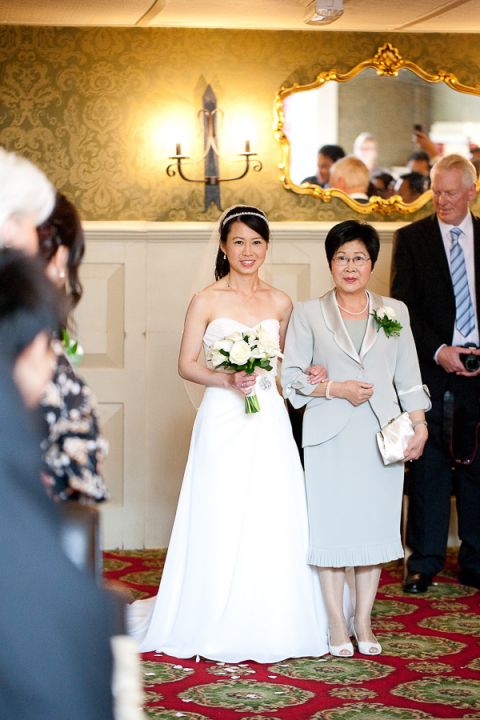 Langtry Manor Hotel Bournemouth Bride arriving