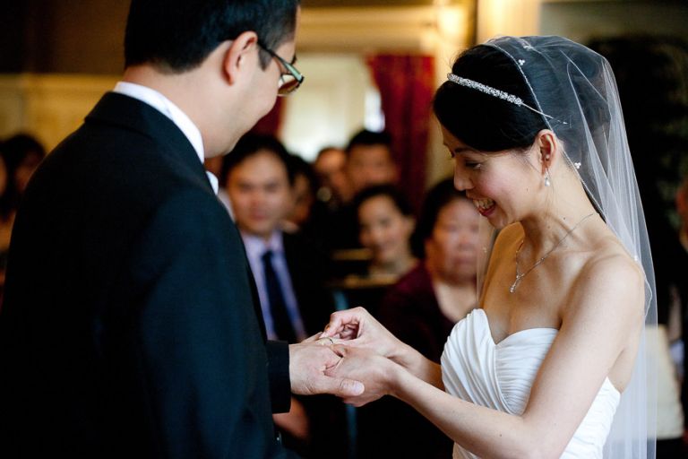 Langtry Manor Hotel Bournemouth wedding ring exchange