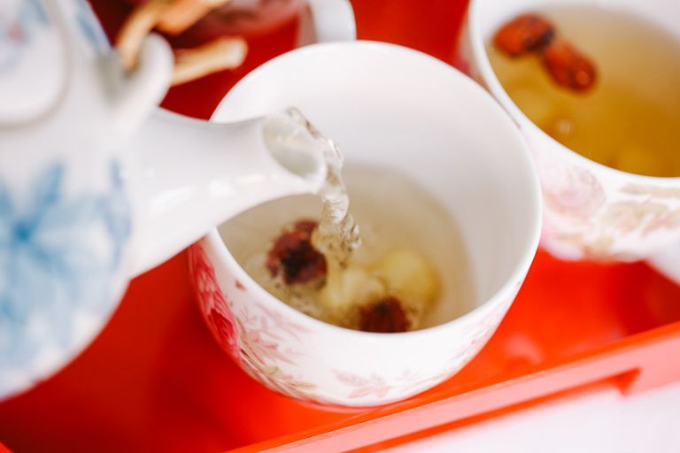 wedding chinese tea ceremony tea being made at Langtry Manor Hotel Bournemouth