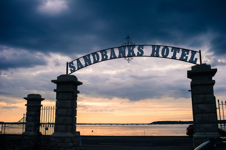 sandbanks bournemouth beach wedding sandbanks sign