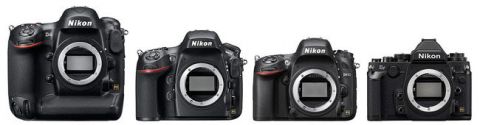 Nikon D4 v D800 v D610 v Df