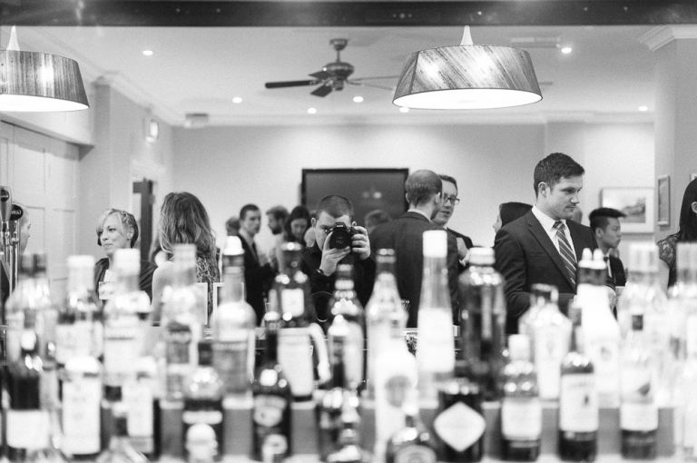 Dorset Wedding Photographer at Work at bar