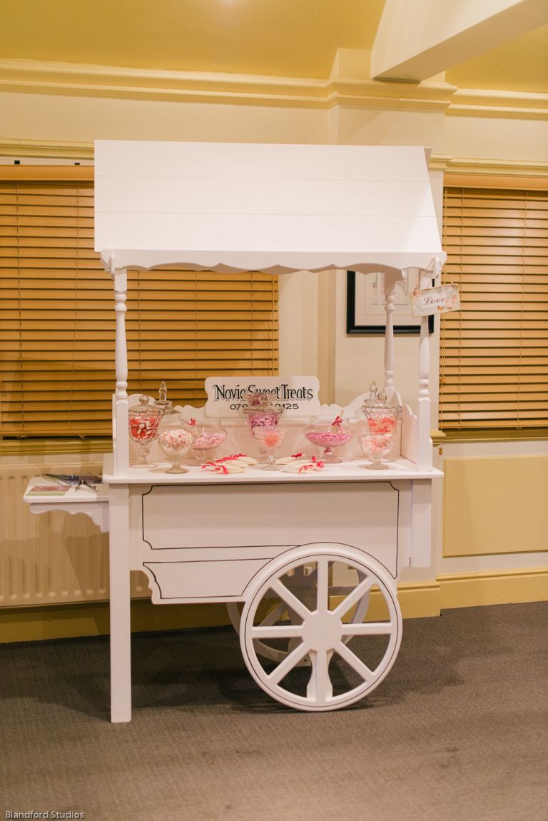 crown hotel wedding photography fair sweets cart