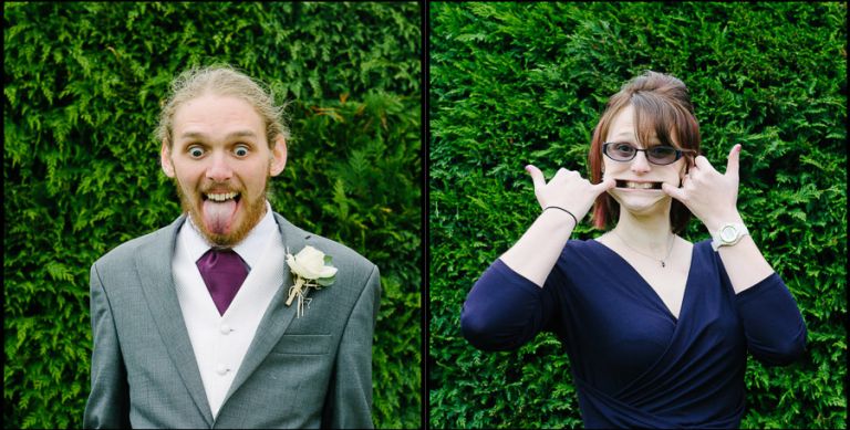 bridal party portraits at autumnal wedding at orangery wimborne