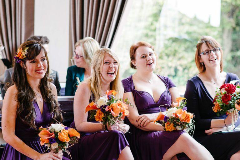 autumnal wedding at orangery wimborne