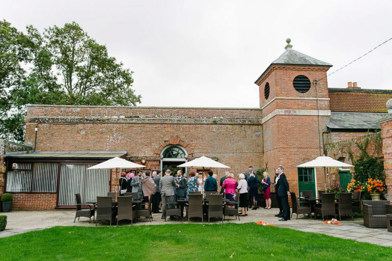 autumnal wedding at orangery wimborne