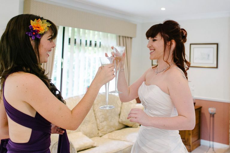 autumnal wedding at orangery wimborne