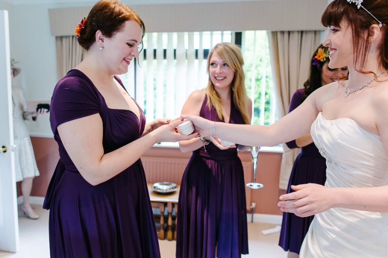 autumnal wedding at orangery wimborne