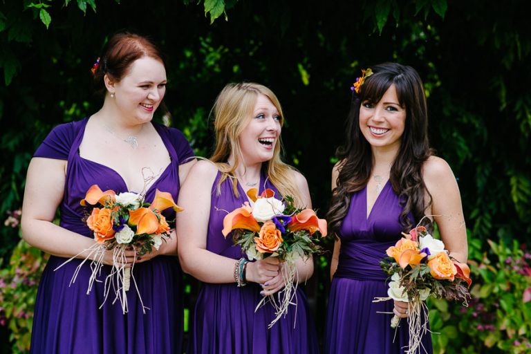 autumnal wedding at orangery wimborne bridesmaids