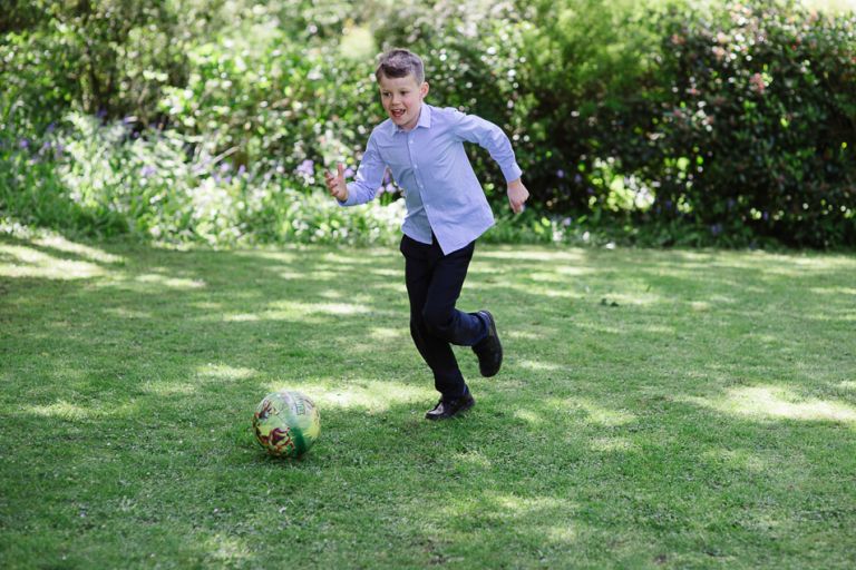 children playing at weddings at the Old Vicarage christchurch