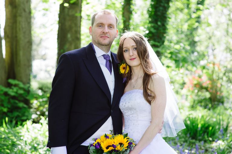 bride and groom at weddings at the Old Vicarage christchurch