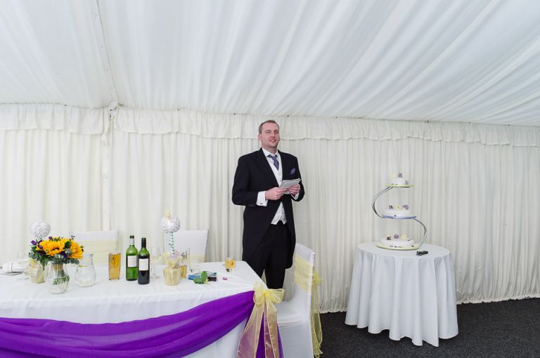 grooms speech at weddings at the Old Vicarage christchurch