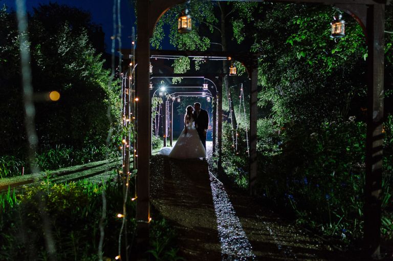 awesome silhouetted bride and groom portraits at weddings at the Old Vicarage christchurch