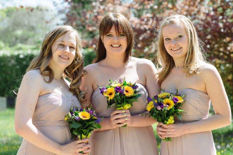 weddings at the Old Vicarage christchurch an new forest - bridesmaids