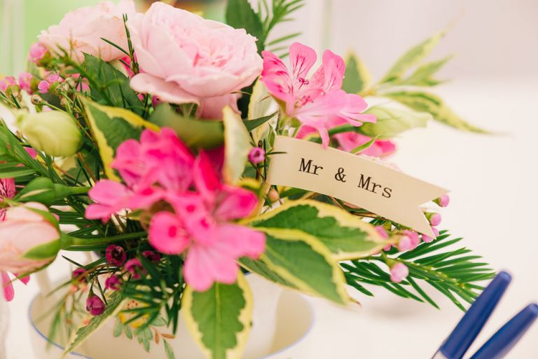dorset garden marquee wedding details flowers