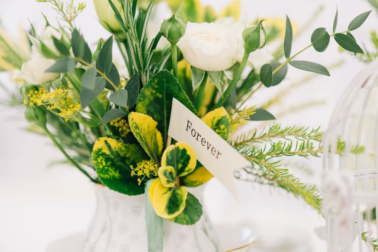 dorset garden marquee wedding details flowers