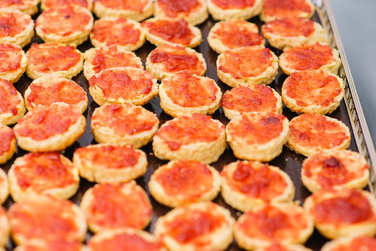 dorset garden marquee wedding scones