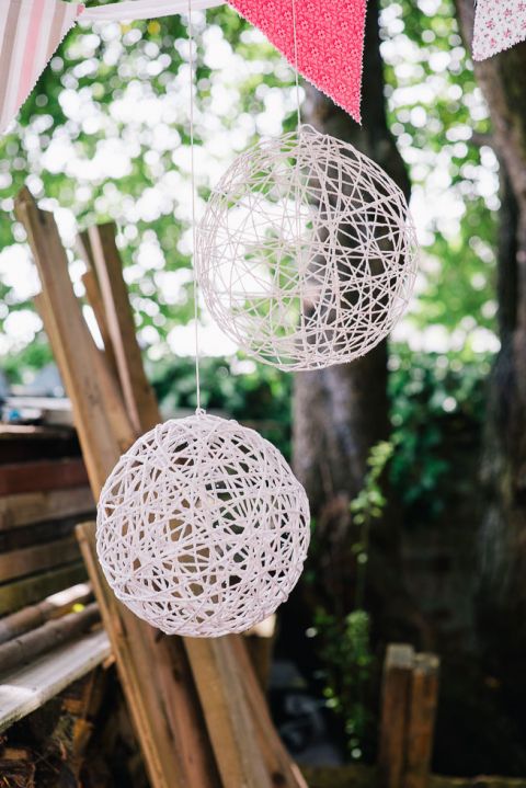 dorset garden marquee wedding globes