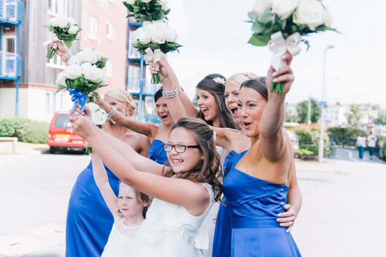Wedding at Weymouth and Portland Sailing Academy - Girl Power