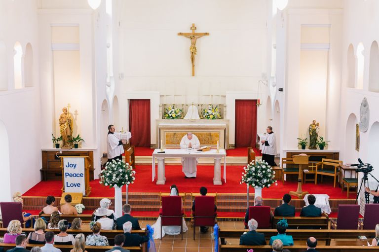 Wedding at Weymouth and Portland Sailing Academy - The wedding ceremony