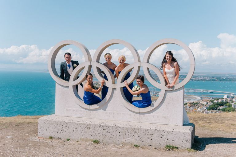 Wedding at Weymouth and Portland Sailing Academy - Portland Rings