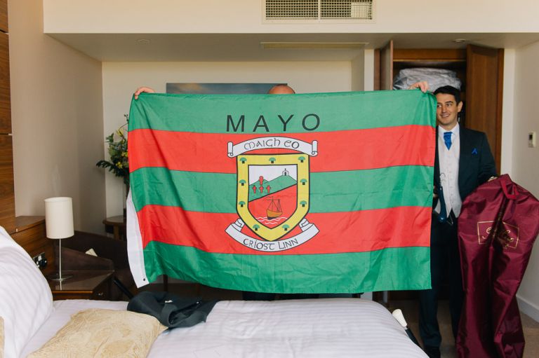 Wedding at Weymouth and Portland Sailing Academy - flags