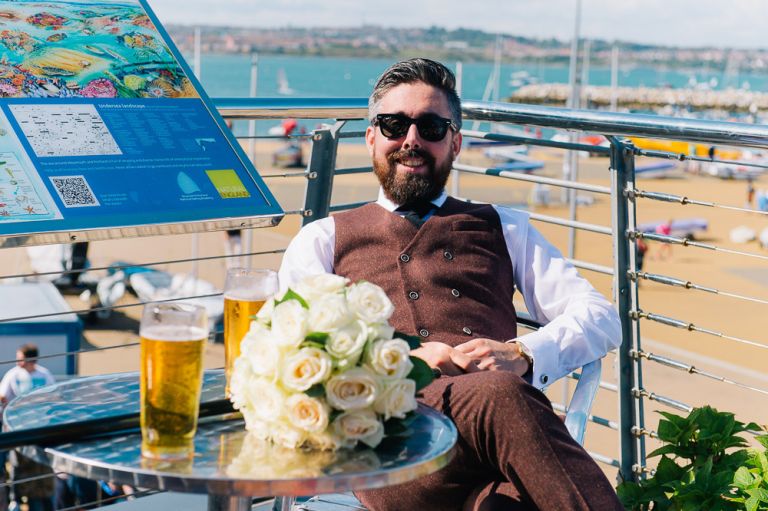Wedding at Weymouth and Portland Sailing Academy - I do love to be beside the seaside