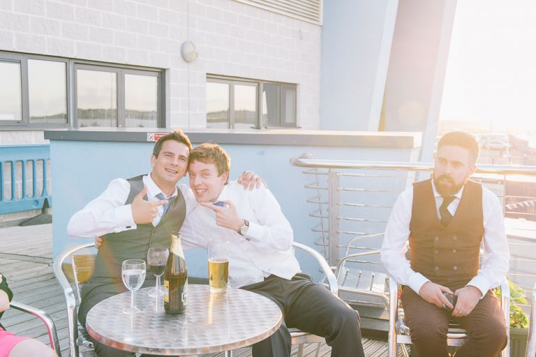 Wedding at Weymouth and Portland Sailing Academy - A laugh a minute in the sunshine