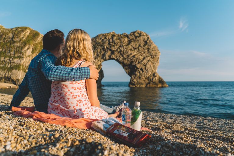 durdle door engagement shoot