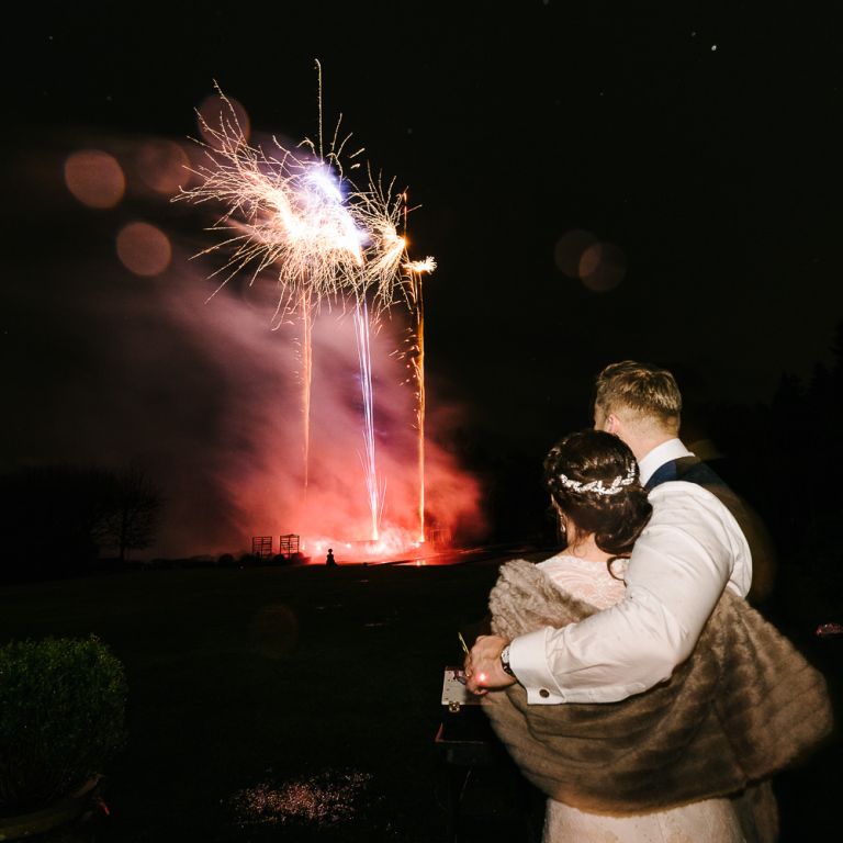 Fireworks at Rhinefield house