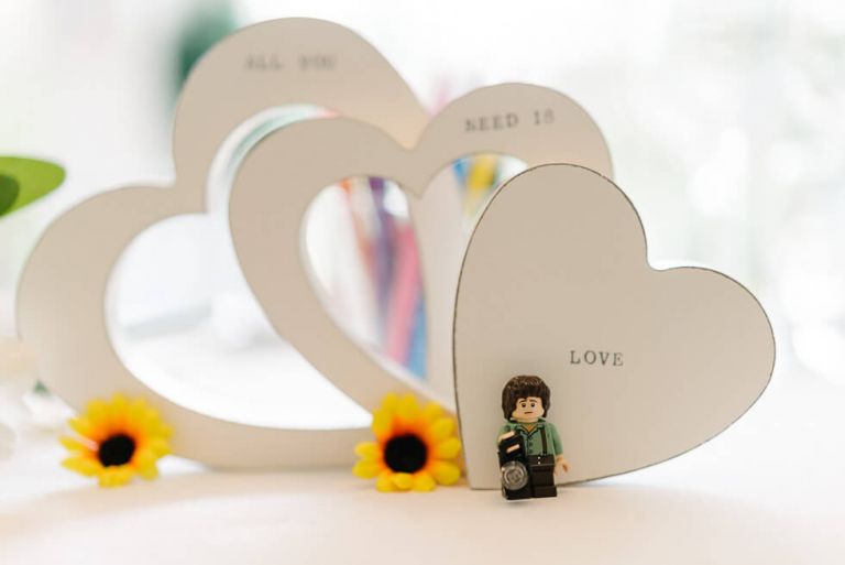 My Lego photography assistant at the Italian Villa