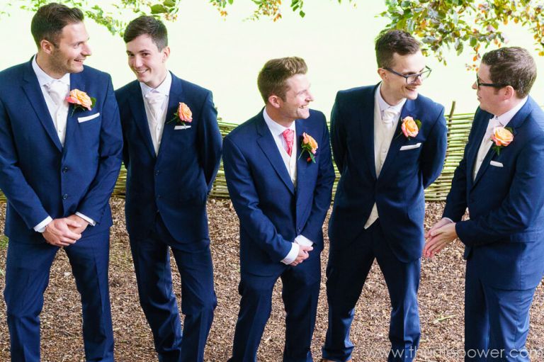 Dan and his groomsmen at Longhouse Bruton
